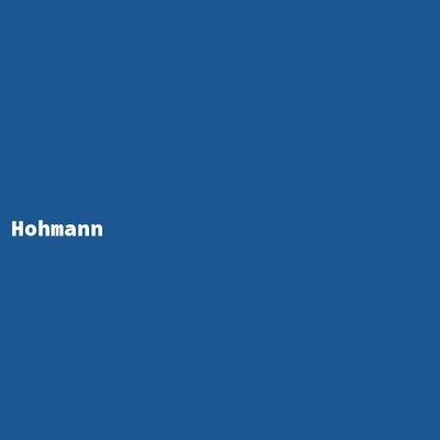 Hersteller: Hohmann