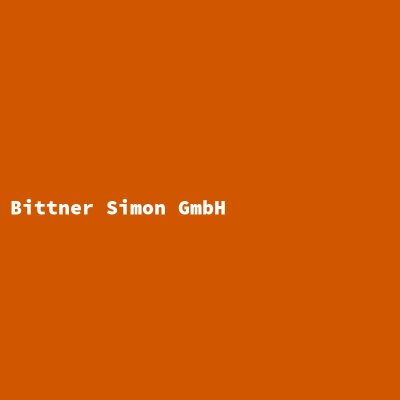 Hersteller: Bittner Simon GmbH
