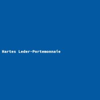 Hartes Leder-Portemonnaie