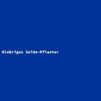 Klebriges Seide-Pflaster