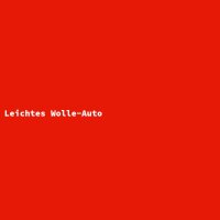 Leichtes Wolle-Auto