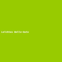 Leichtes Wolle-Auto