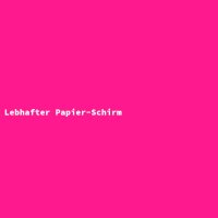 Lebhafter Papier-Schirm