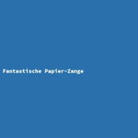 Fantastische Papier-Zange