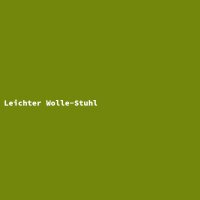 Leichter Wolle-Stuhl