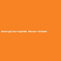 Besorgniserregende Wasser-Schuhe
