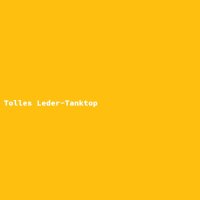 Tolles Leder-Tanktop