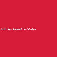 Schickes Baumwolle-Telefon