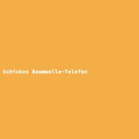 Schickes Baumwolle-Telefon